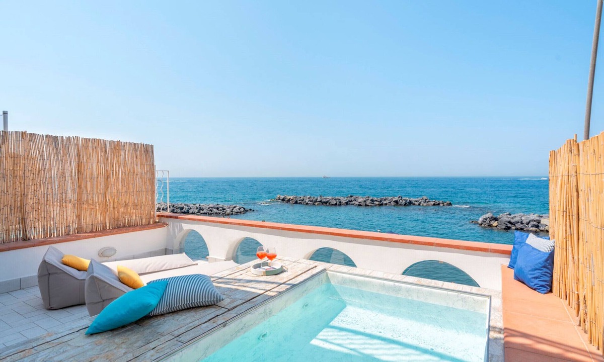 Massa Lubrense Villa | AMORE RENTALS - Villa del Sole with Sea View, Direct Sea Access, Parking and Air Conditioning