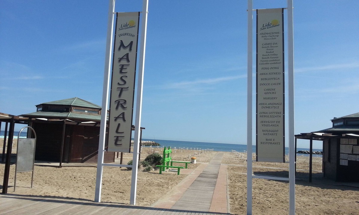 San Giuliano a Mare Apartment | Beachfront Apartment with big Balcony with "Seaview" for 7 persons in Rimini