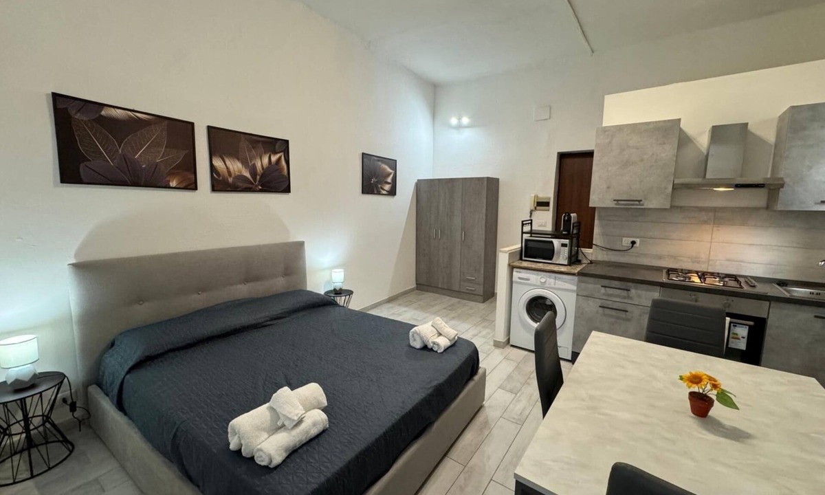 San Nicola Apartment | Civic 10 II Spacious studio apartment with terrace above at Sassari Center