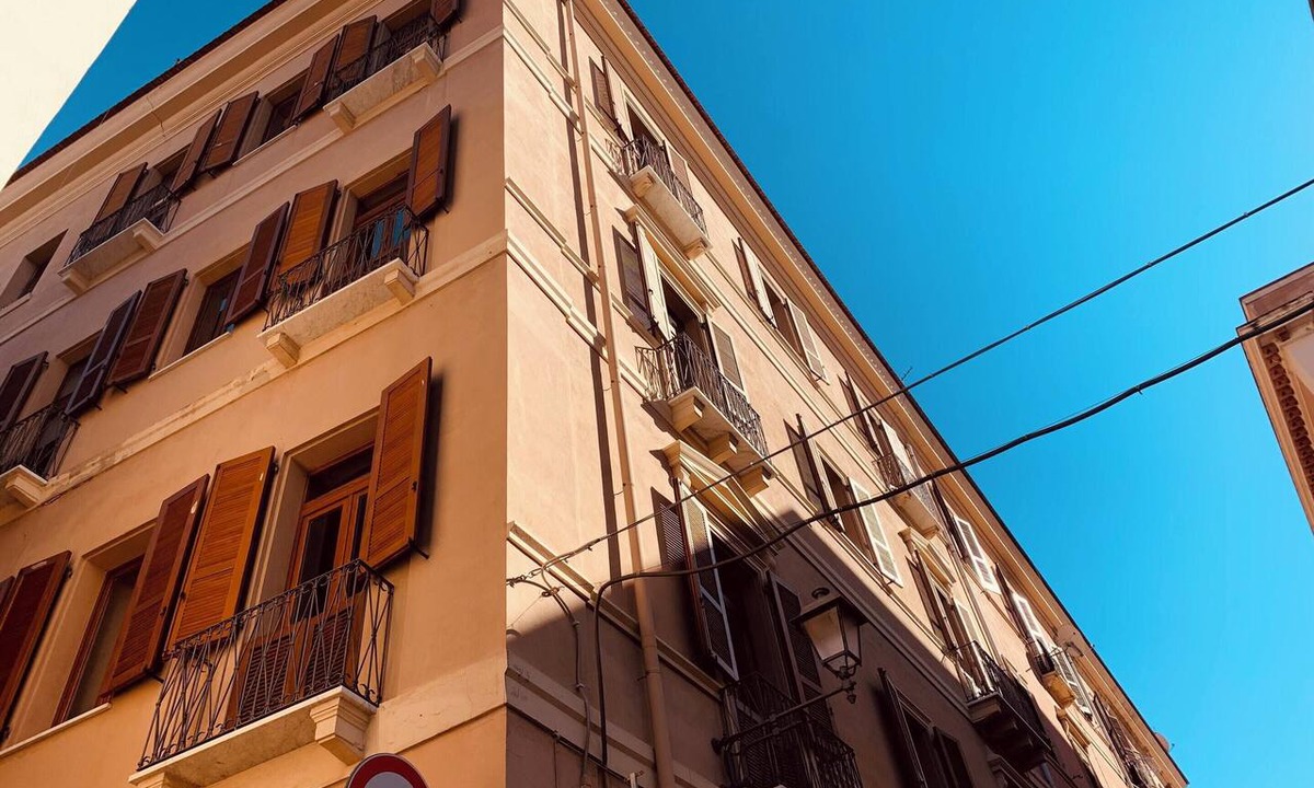 Marina District Apartment | Homerez - Studio in Cagliari, city view balcony