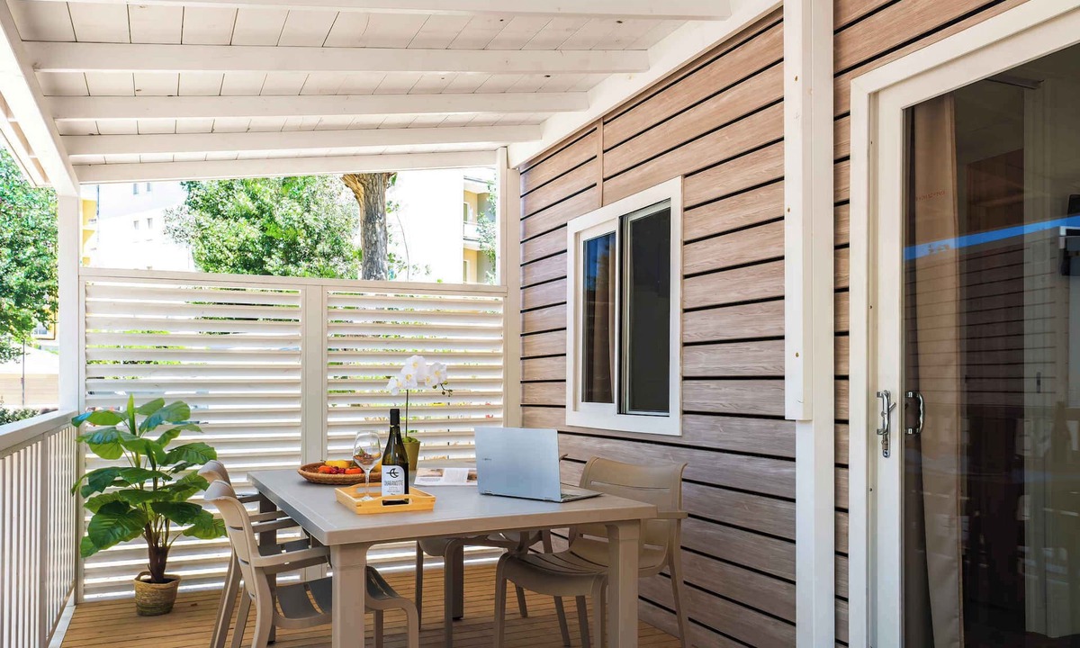 Rivabella House | Mobile home with pool for 6 people