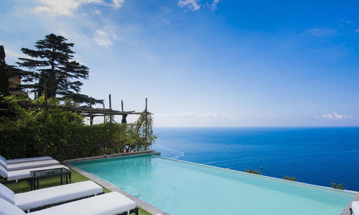 Positano Villa | My Rental Homes - Villa Tassia with infinity pool, solarium and sea view