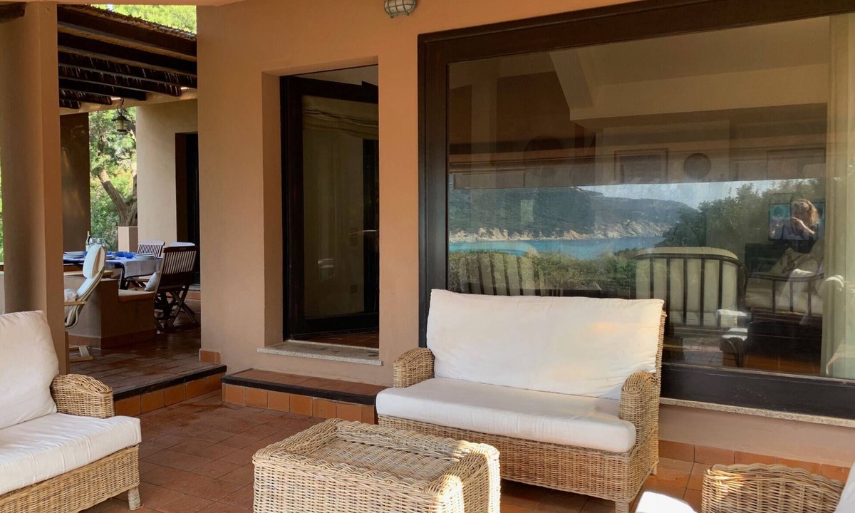 Porto Sa Ruxi Villa | Sardinian villa 200 meters from the sandy beach with sea view, parking, air conditioning, garden