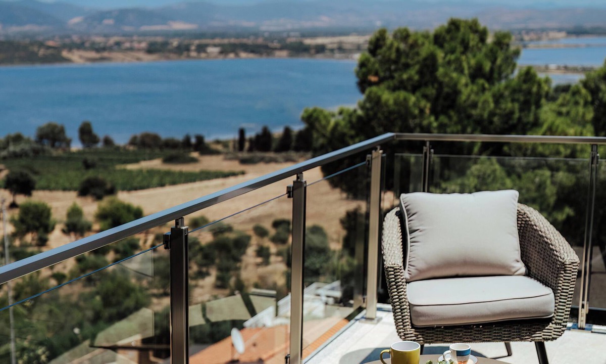 Porto Pino Apartment | Stunning Panoramic Attic, Pool and View over the Is Arenas Biancas Dunes