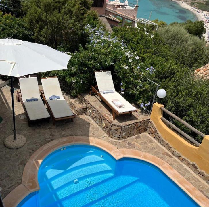 Torre delle Stelle Villa | VILLA VITTORIA with HEATED AND LARGE PRIVATE SWIMMING POOL FOR EXCLUSIVE USE , SEA and BEACH VIEW, 150 METERS FROM THE BEACH, POOL SURFACE 60 mq , 645 sq ft, POOL DEPTH 140 cm ,55 inches, PARKING AND WIFI FREE