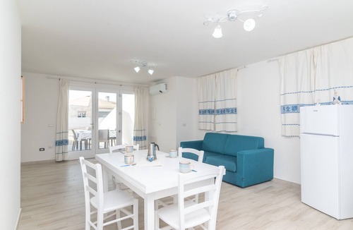 Budoni Apartment | Apartment 'Bilocale Nuovo Budoni Centro' with Private Terrace, Wi-Fi and Air Conditioning