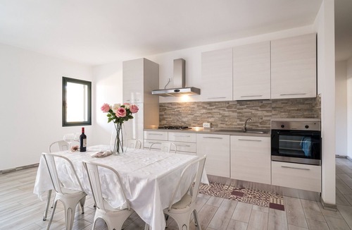 Orosei Apartment | Apartment 'Celeste' with Private Terrace, Wi-Fi and Air Conditioning