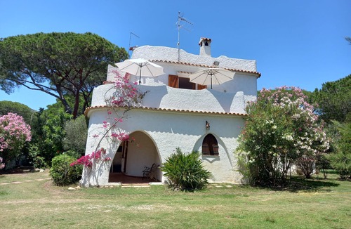 Santa Margherita di Pula Villa | At 150 meters from the sea, private beach, pine forest, garden, barbecue, summer sports