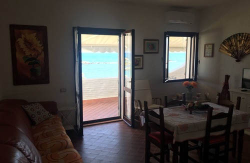 Sarroch House | Beach house with private entrance on the beach.