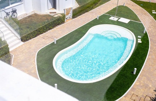 Marcelli Apartment | Beautiful apartment with WIFI, pool, A/C, TV, terrace and panoramic view, close to Porto Recanati