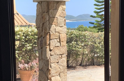 Porto Pino Apartment | Beautiful two-room apartment in a villa with air conditioning