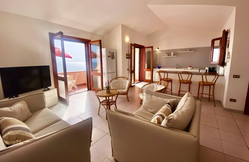 Funtana Meiga Apartment | Bellavista - Apartment with Panoramic Terrace in the Sinis Peninsula