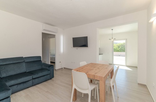 Budoni Apartment | 'Blu con Patio' Apartment with Private Terrace, 3 Minutes from Budoni Beach