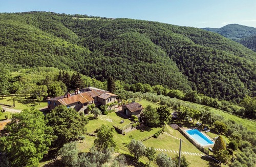 Greve in Chianti Apartment | Casa Anita apartment in farmhouse with swimming pool surrounded by greenery