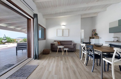 Nulvi Cottage | Cottage 'Lorena' with Private Infinity Pool, Panoramic View, Wi-Fi and Air Conditioning