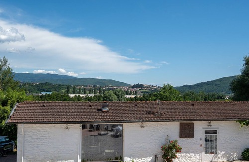 Bibbiena Apartment | Guelfa Room at La Campana d'Oro in the Heart of Casentino