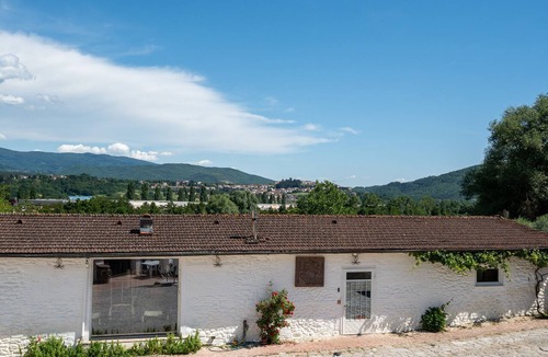 Bibbiena Apartment | Guelfa Room at La Campana d'Oro in the Heart of Casentino