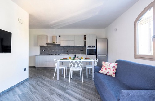 Bari Sardo House | Holiday Apartment LaTorre with Balcony, Terrace and Shared Garden