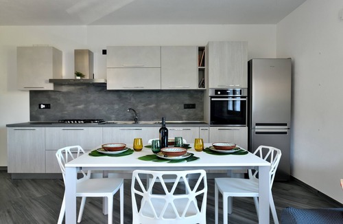 Bari Sardo House | Holiday Apartment LaTorre with Balcony, Terrace and Shared Garden