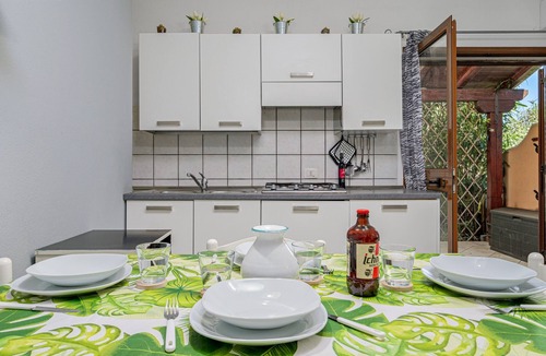 Agrustos House | Holiday Home 'Vespucci' with Private Terrace, Garden, and Air Conditioning