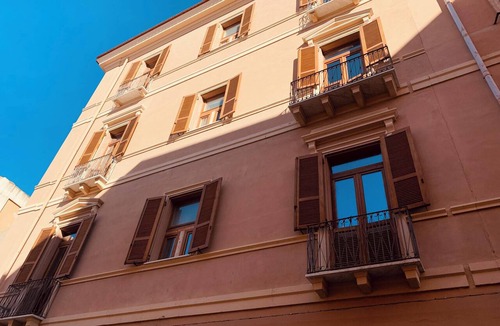 Marina District Apartment | Homerez - Elegant Studio in Cagliari 60 m² with Balcony