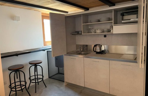 Marina District Apartment | Homerez - Studio in Cagliari, city view balcony