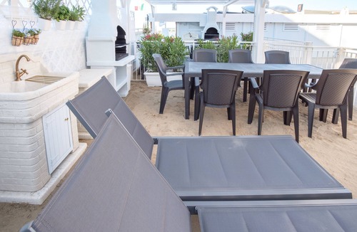 San Mauro a Mare Apartment | Industrial apartment directly on the beach of San Mauro Mare