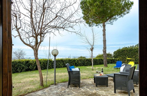 Palombina Nuova House | Stunning private villa with hot tub, A/C, WIFI, TV, patio and panoramic view, close to Ancona