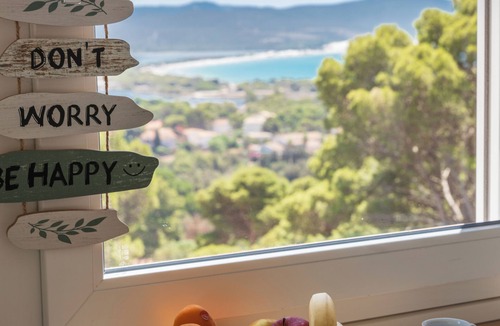 Porto Pino Apartment | Stunning Panoramic Attic, Pool and View over the Is Arenas Biancas Dunes