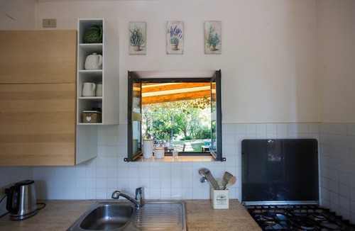 Ostra Villa | Stunning private villa for 8 guests with A/C, WIFI, pool, TV, patio and panoramic view