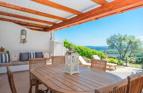 Santa Teresa di Gallura Villa | Villa Asfodelo, Stunning sea-view Villa with Garden and large Patio