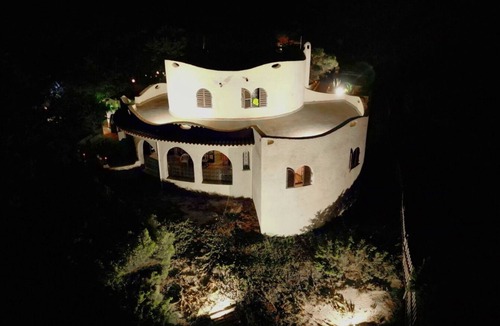 Porto Pino Villa | 'Villa Castello' next to Beach with Sea View, Garden & Open Terrace