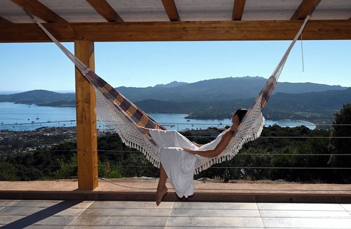 Cannigione Villa | Villa Hammock sauna, infinity pool and breathtaking views of the Gulf- Emerald Coast