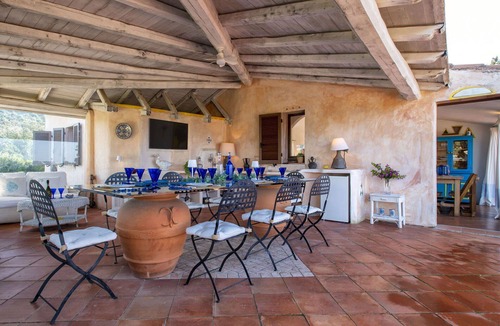 Arzachena Villa | Wonderful private villa with private pool, A/C, WIFI, TV, patio, pets allowed and panoramic view
