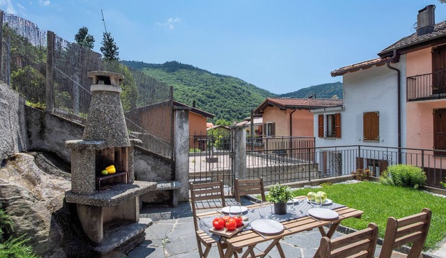 Casa Elvezia in Val Colla | Terrace + BBQ & Fireplace, Piandera (Lugano), Switzerland in Piandera (Lugano)