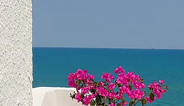Casa Merla, terrace with a view of the sea