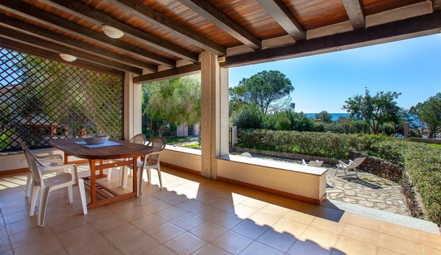 Comfortable Vacation Home “41 Mezza Villa Marina” on the Beach with Sea View & Terrace; Parking Available