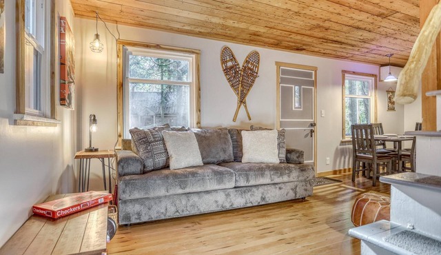 Cozy with Modern Comforts, EV Charger, Huge Fenced Yard, Last Minute Feb Deals in Rhododendron