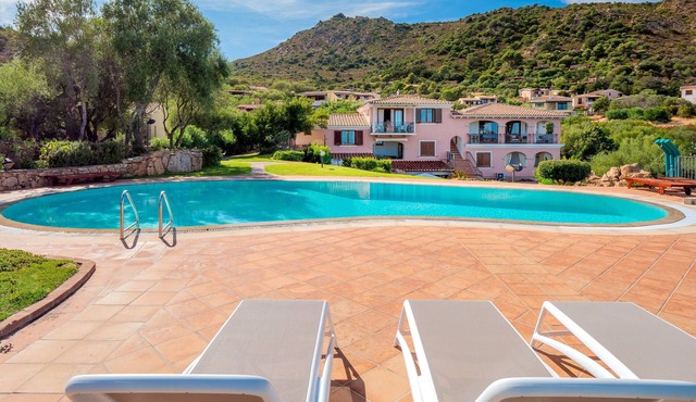 Holiday Apartment "Lu Impostu" with Sea View, Private Terrace, Pool & Air Conditioning