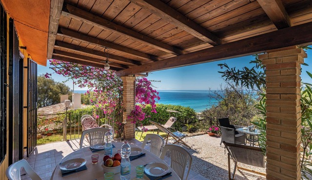 Holiday Home "Villa Laura" with Sea View, Garden, Terraces & Wi-Fi