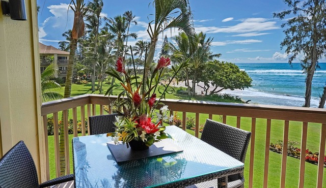 If You Deserve the Best. This is it! Oceanfront Condominium For You! in Kapaa