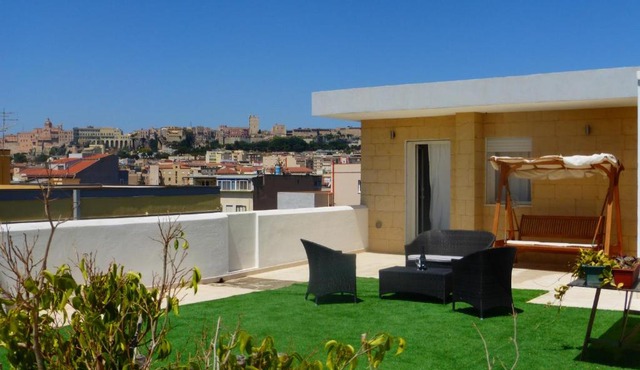 Il prato sul terrazzo