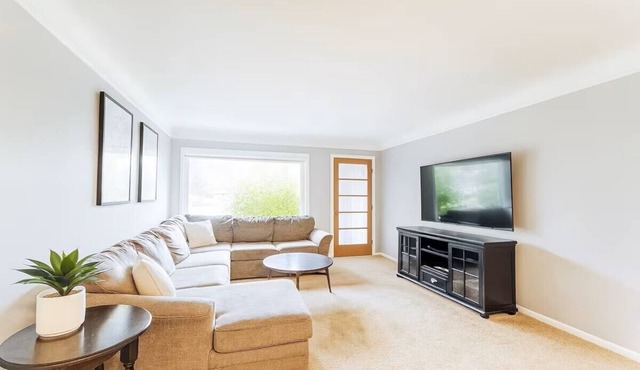 Modern 3BR + Office Dog-Friendly w/Fenced Yard in South Euclid