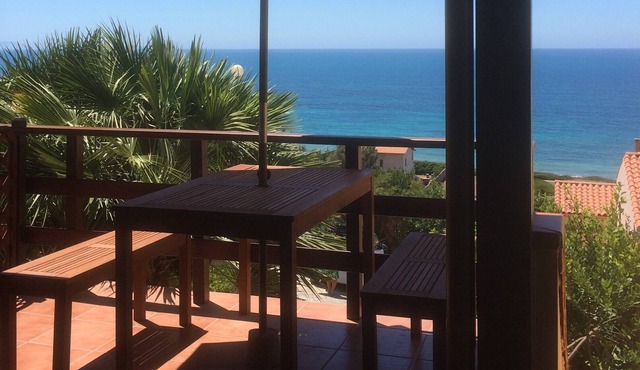 nice apartment 300 meters from the sea with balcony and sea view