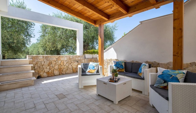 Pollina House on Brionis estate with large veranda