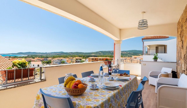 Private owned Apartment with Spectacular Sea View in La Caletta Sardinia - 2 bedrooms 3 beds 1 bath