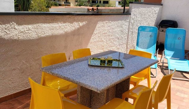 Private veranda and BBQ| Modern Comfort La Caletta