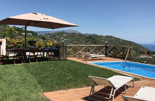 Termini Villa | My Rental Homes - Villa del Saraceno with sea view and salt water swimming pool